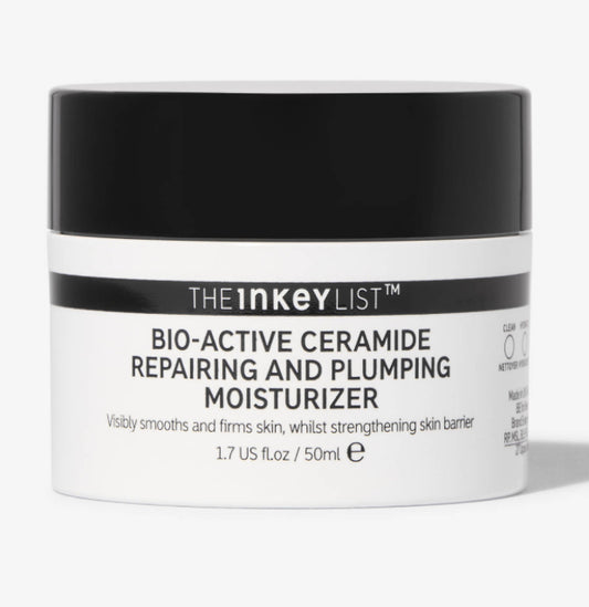 THE INKEY LIST  
BIO-ACTIVE CERAMIDE REPAIRING AND PLUMPING MOISTURIZER
50ml